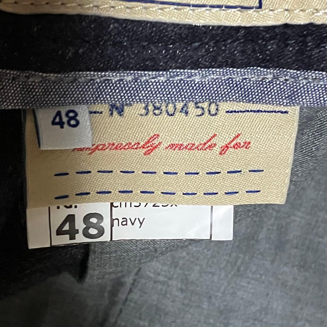 ベルウィッチ BERWICH スラックス 48 グレー ウール ストレッチ