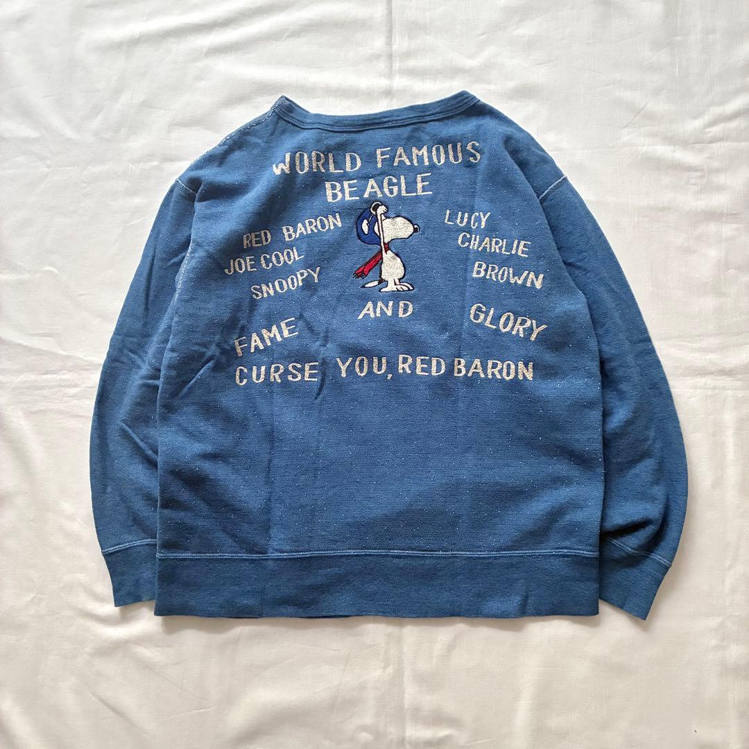 DENIM DUNGAREE 02 スヌーピー 刺繍　トレーナー　スウェット