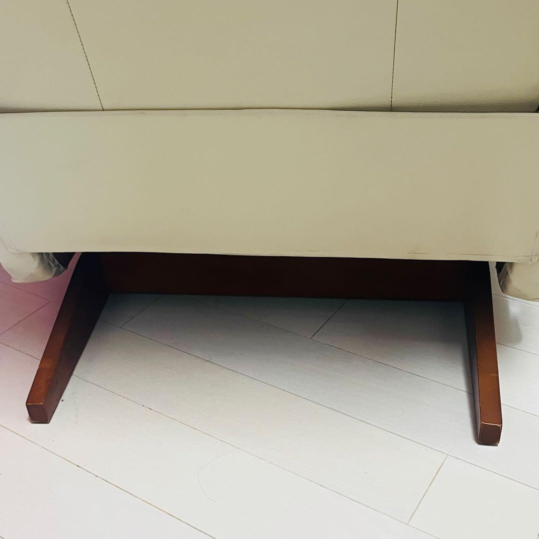 LAZBOY レイジーボーイ　定価24万　本革ロッキング　リクライチェアソファ.