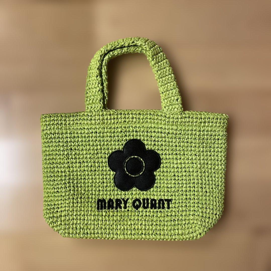 MARY QUANT グリーン トートバッグ