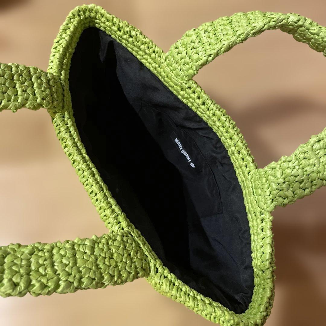 MARY QUANT グリーン トートバッグ