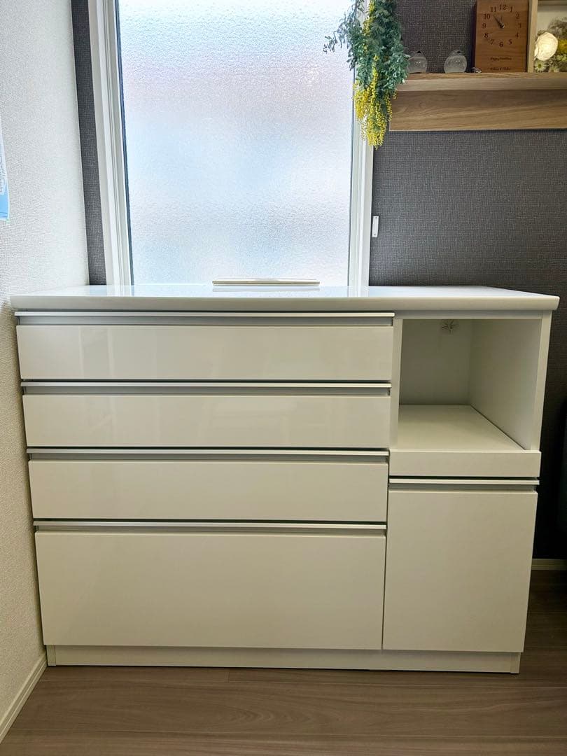 【美品】キッチンボード　カウンター　レジューム　120