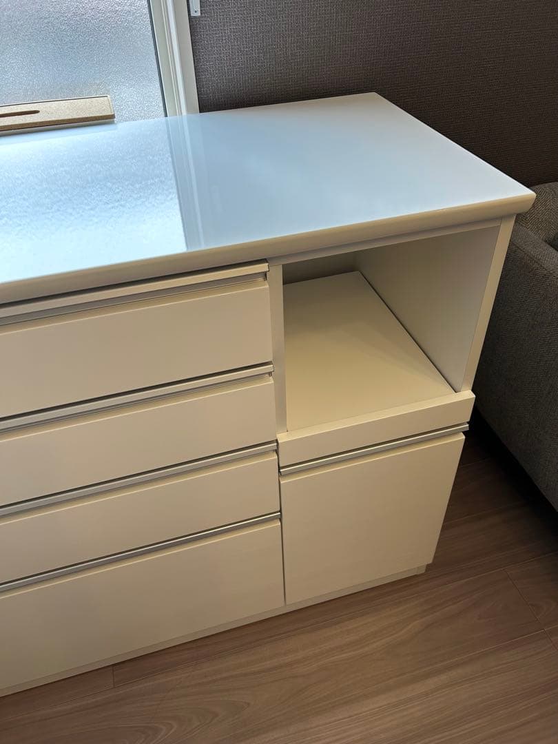 【美品】キッチンボード　カウンター　レジューム　120
