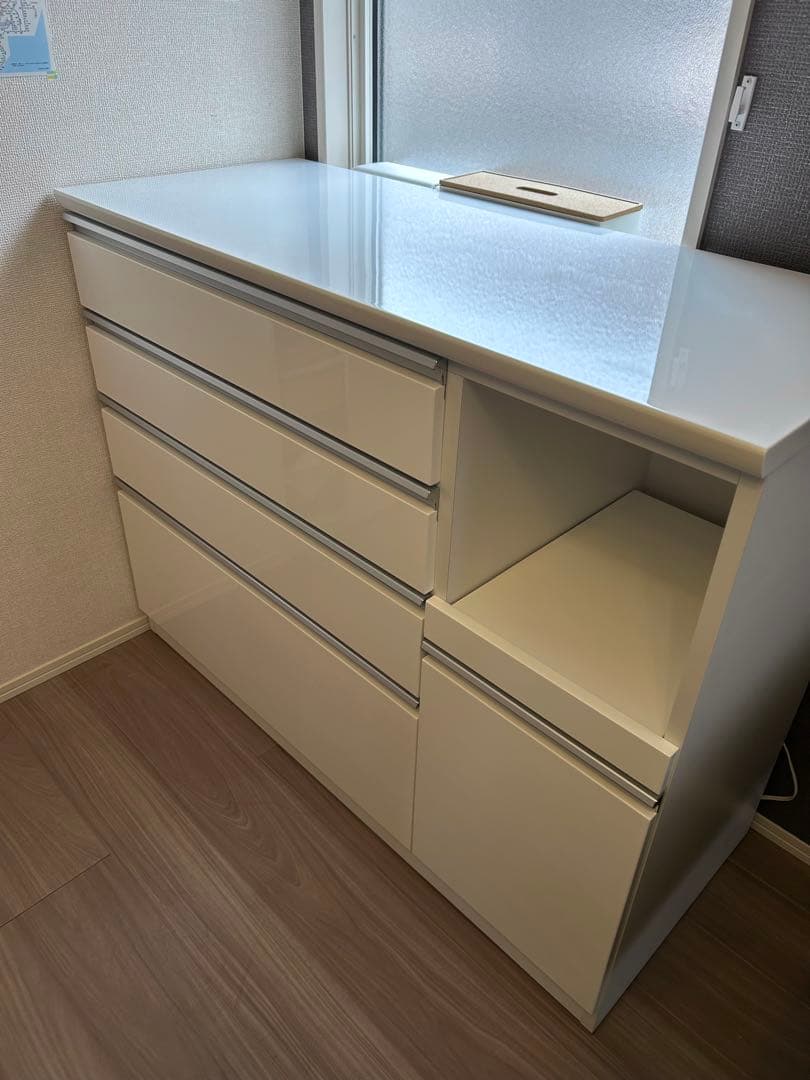 【美品】キッチンボード　カウンター　レジューム　120