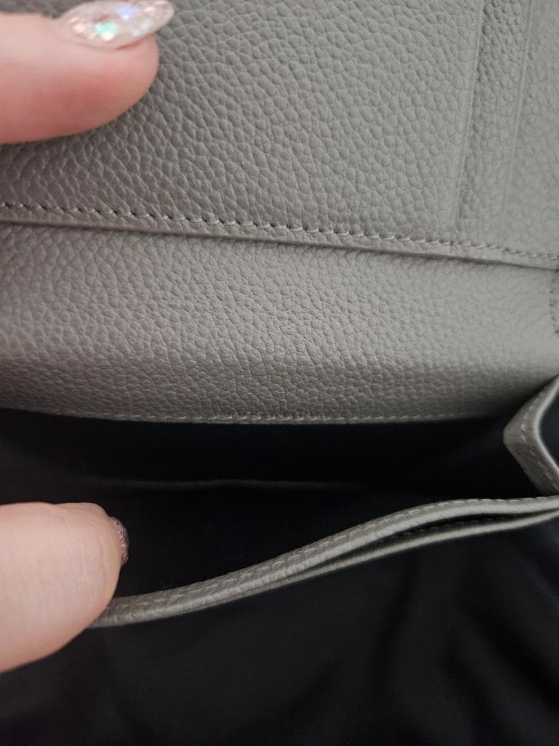 SAINT LAURENT グレー 名刺入れ