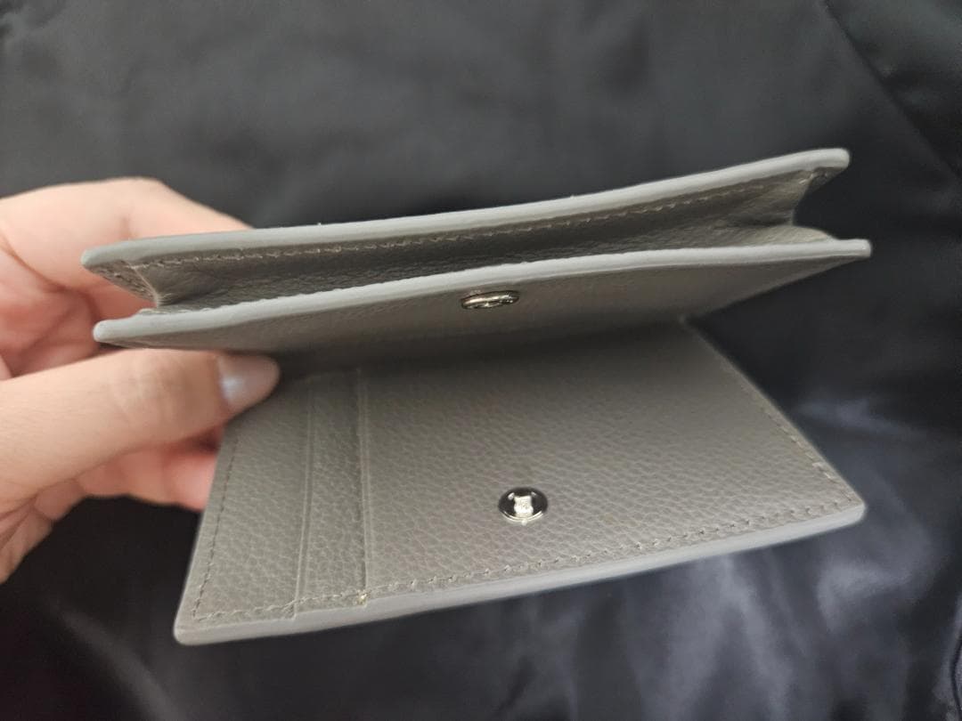 SAINT LAURENT グレー 名刺入れ