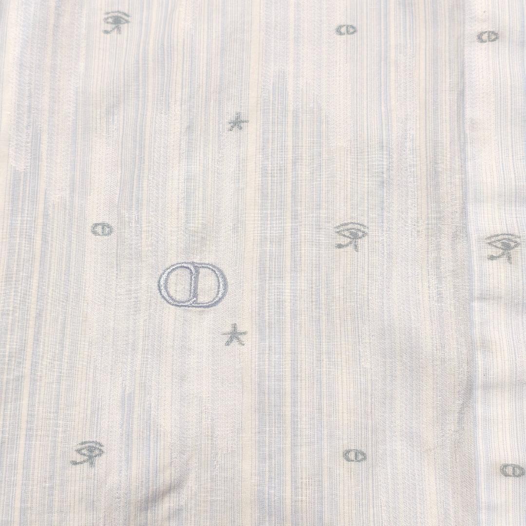 定価40,700円 ディオール キッズ マオカラー シャツ 110 刺繍 総柄