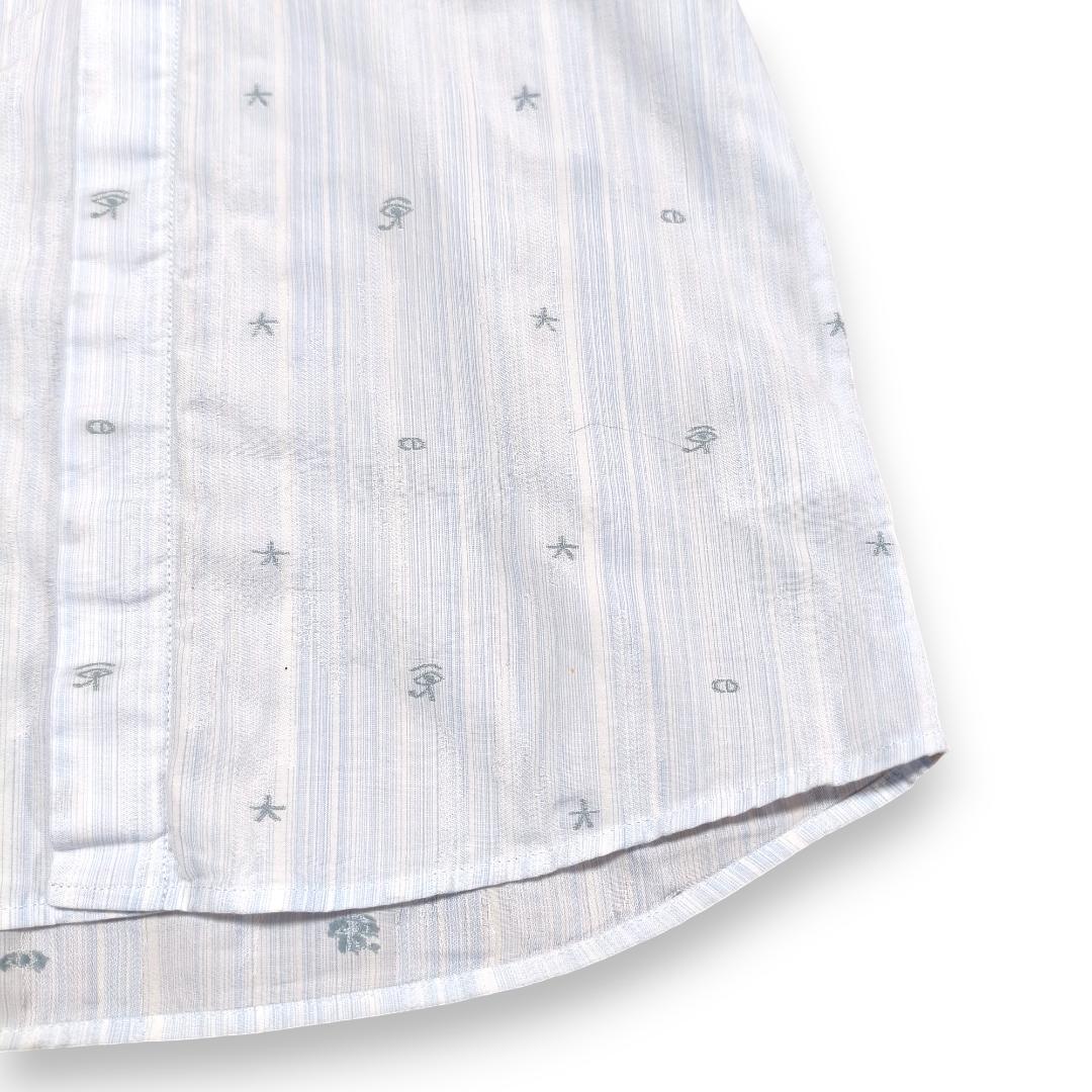 定価40,700円 ディオール キッズ マオカラー シャツ 110 刺繍 総柄