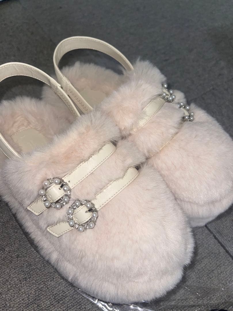 ミシェルマカロン 厚底ファーミュール