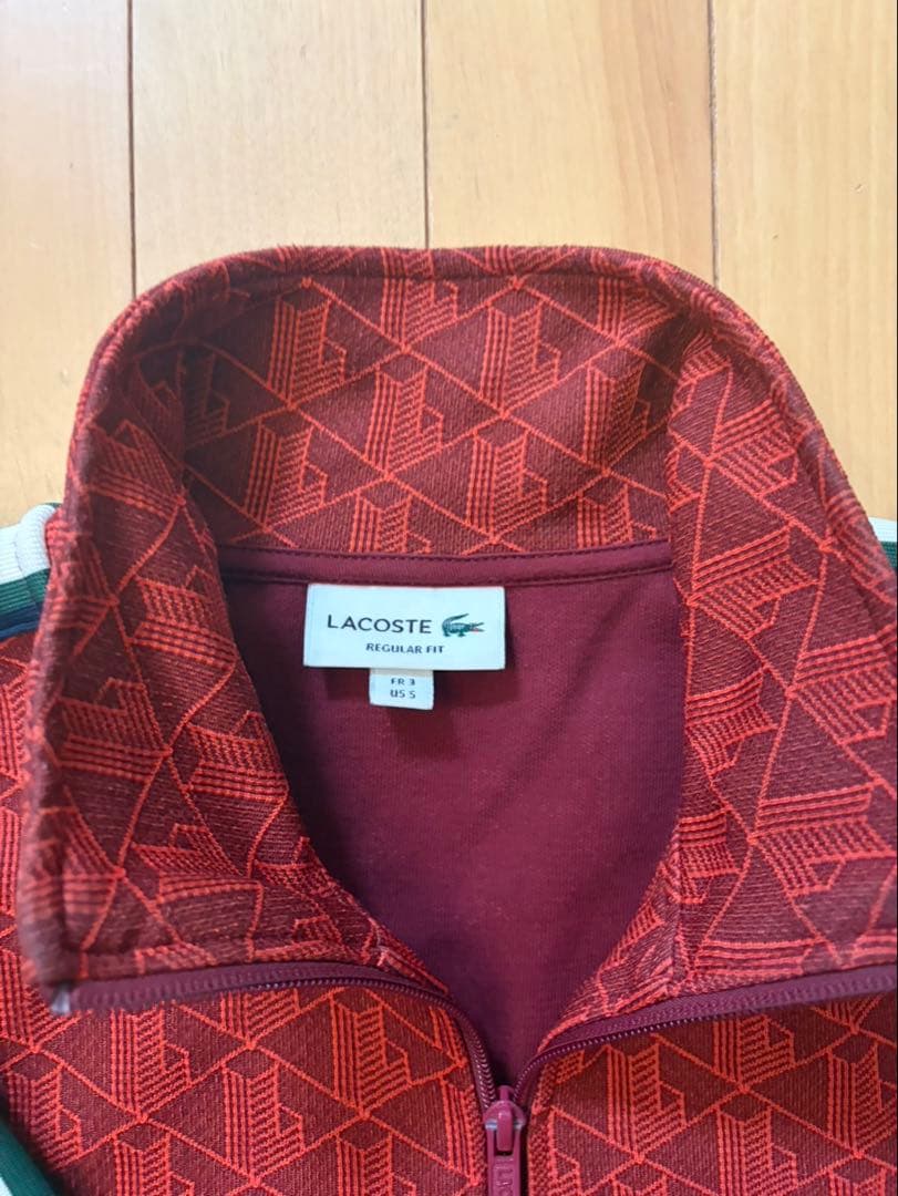LACOSTE セットアップ 赤