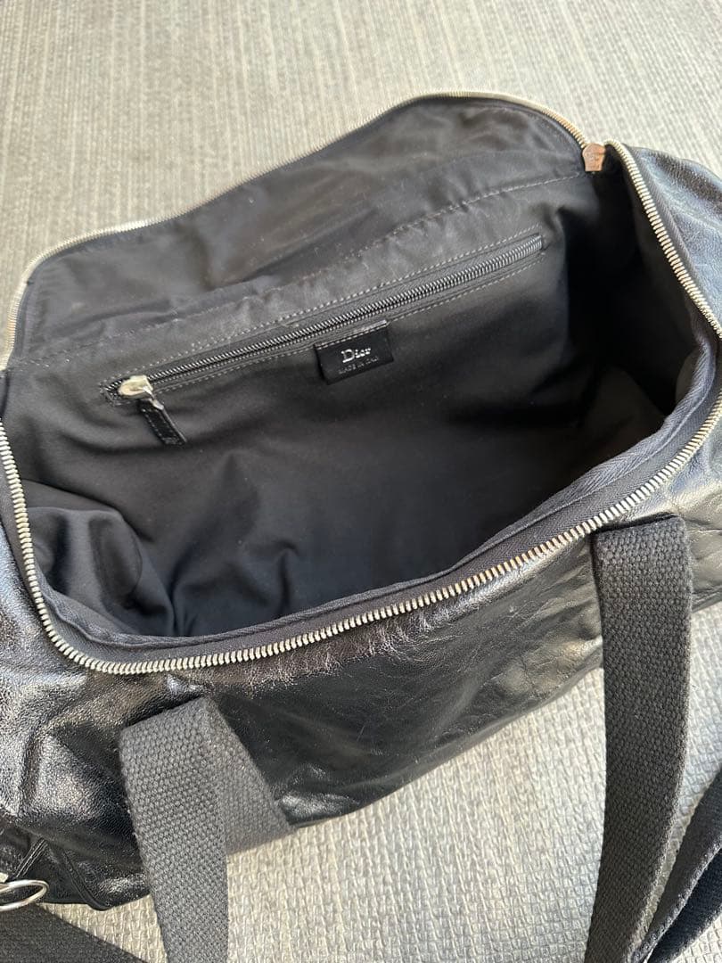 バッグ AW05\"dior homme\"2way leather duffel bag