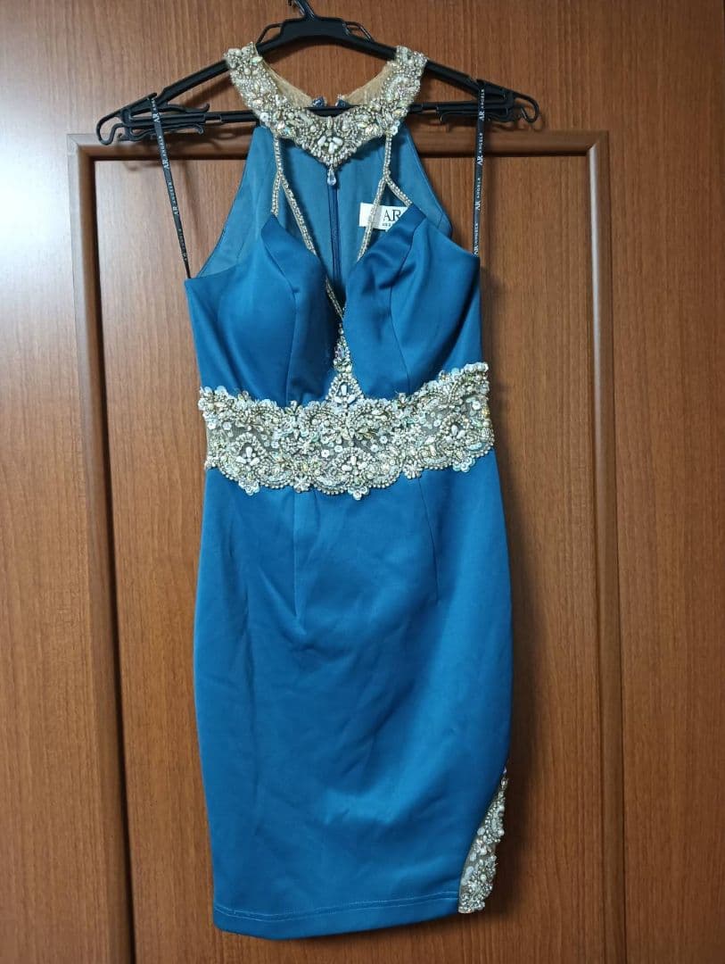 ANGEL R/エンジェルアール青タイトドレス【AR21245-B-S2202】