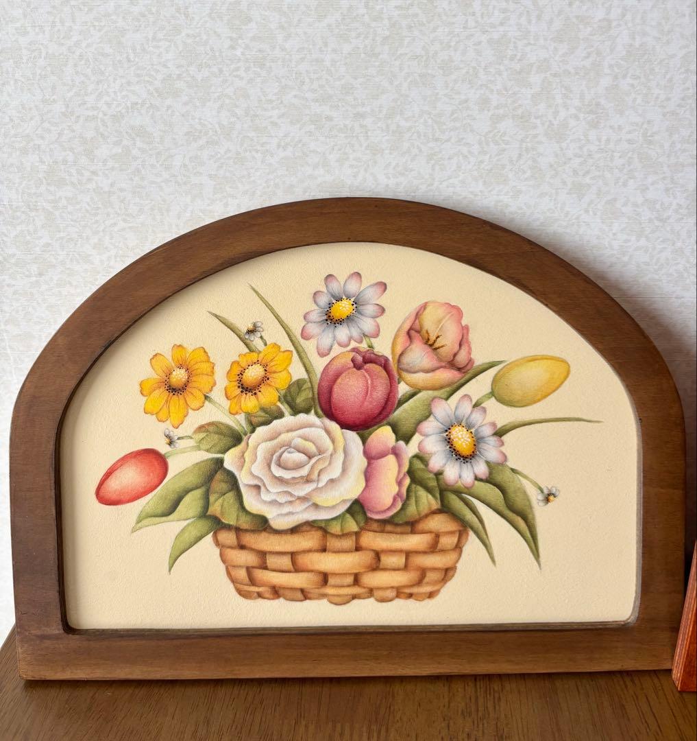 トールペイント木製カレンダー