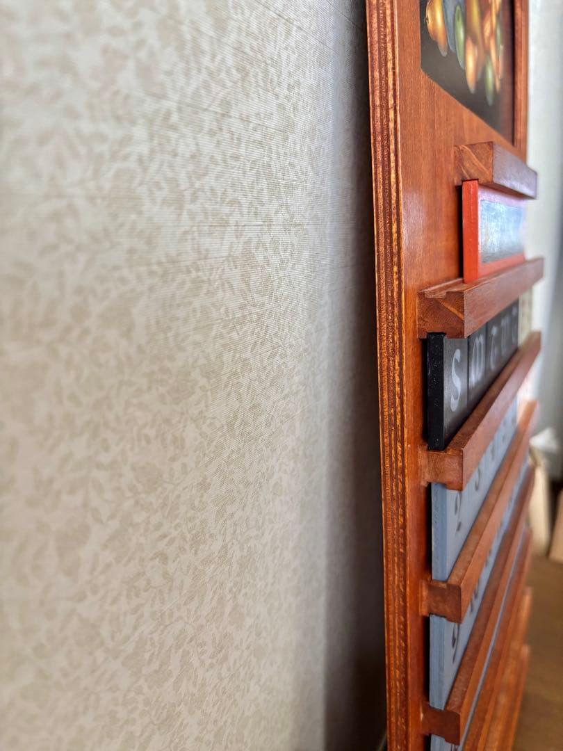 トールペイント木製カレンダー