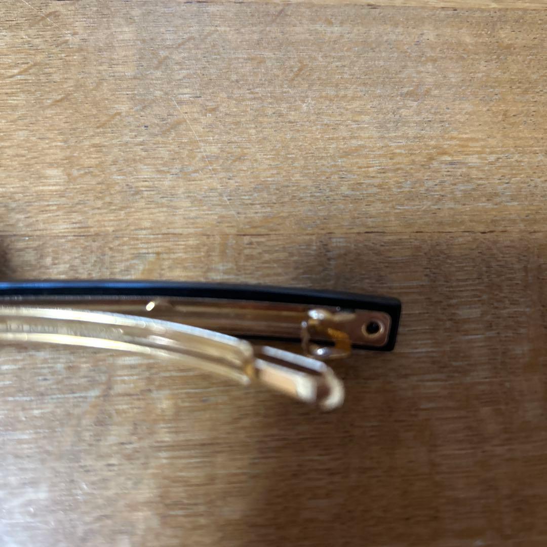 CHANEL バレッタ 黒 パール　ジャンク品