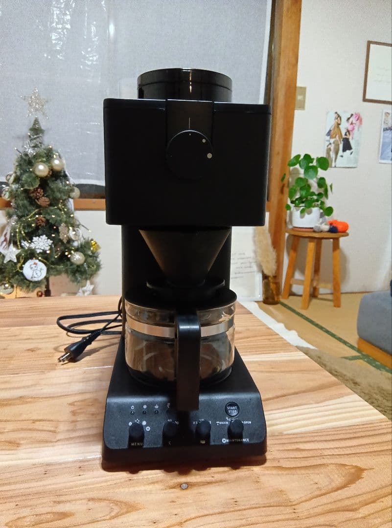 TWINBIRD 全自動コーヒーメーカー CM-D457 黒