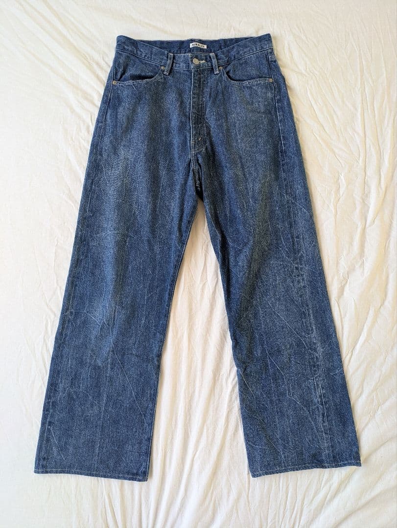 赤*つ様 AURALEE　SELVEDGE FADED LIGHT DENIM