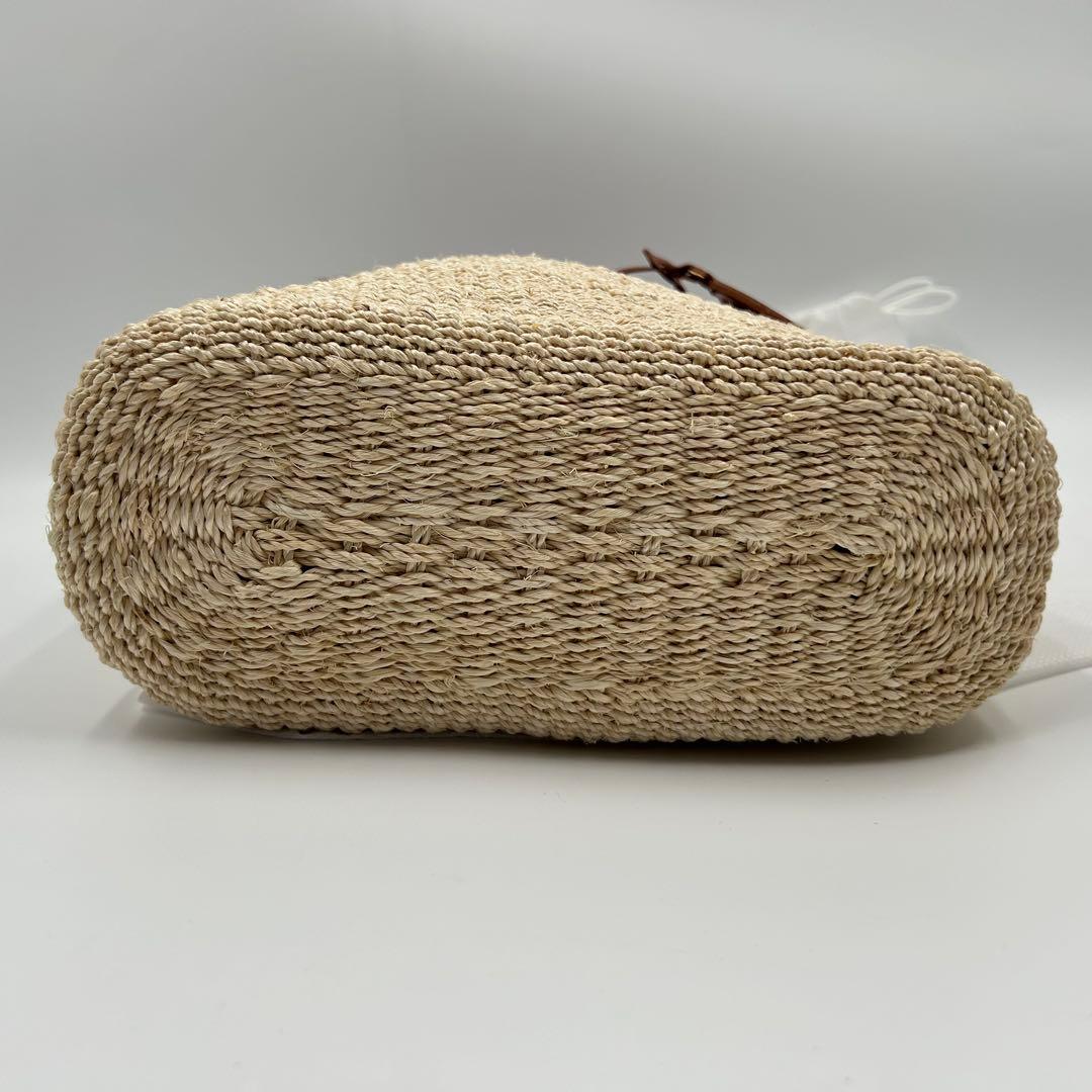 近年モデル✨極美品✨WAKO かごバッグ　ハンドバック　ラフィア　タウンユース