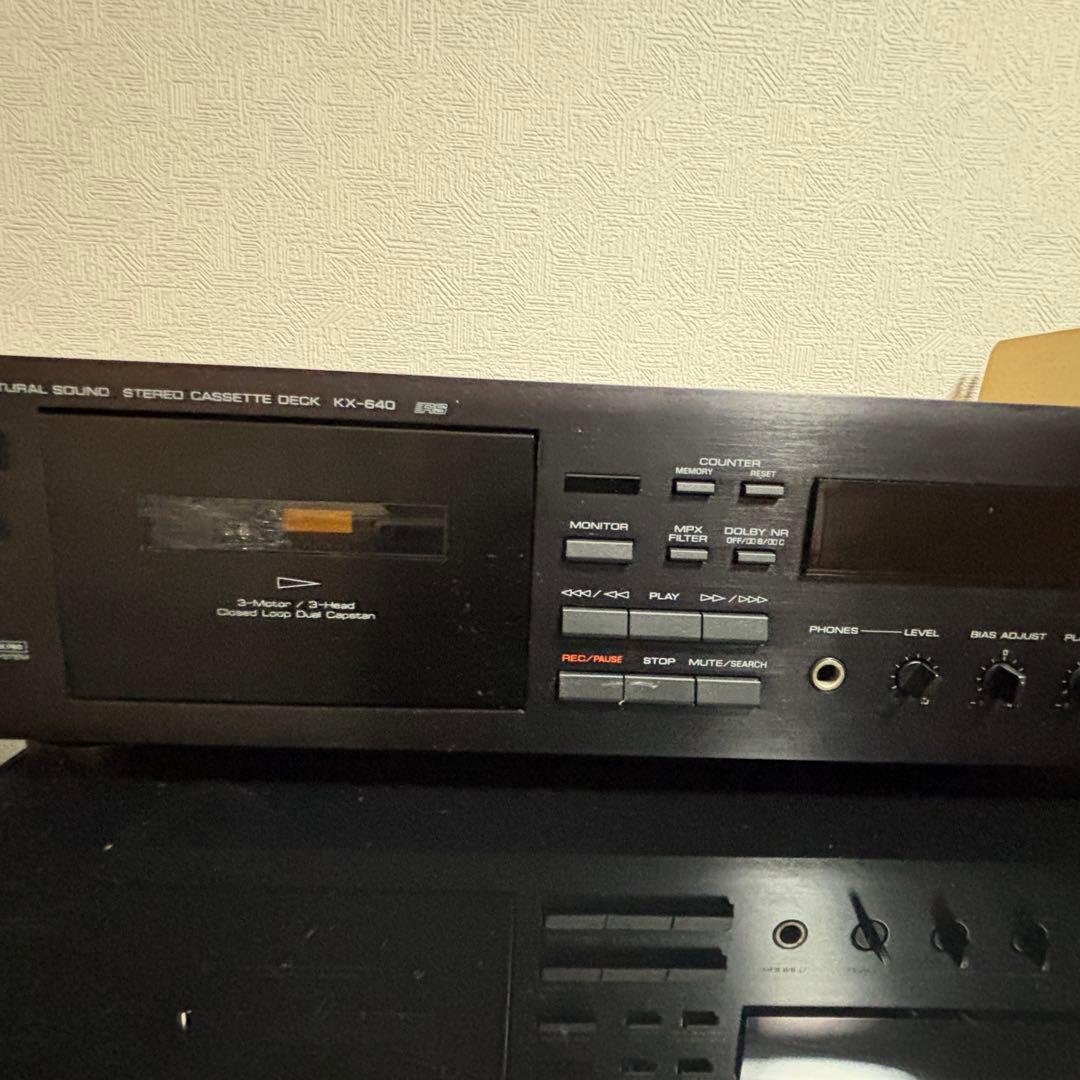 【整備済み・高音質】YAMAHA KX-640 カセットデッキ