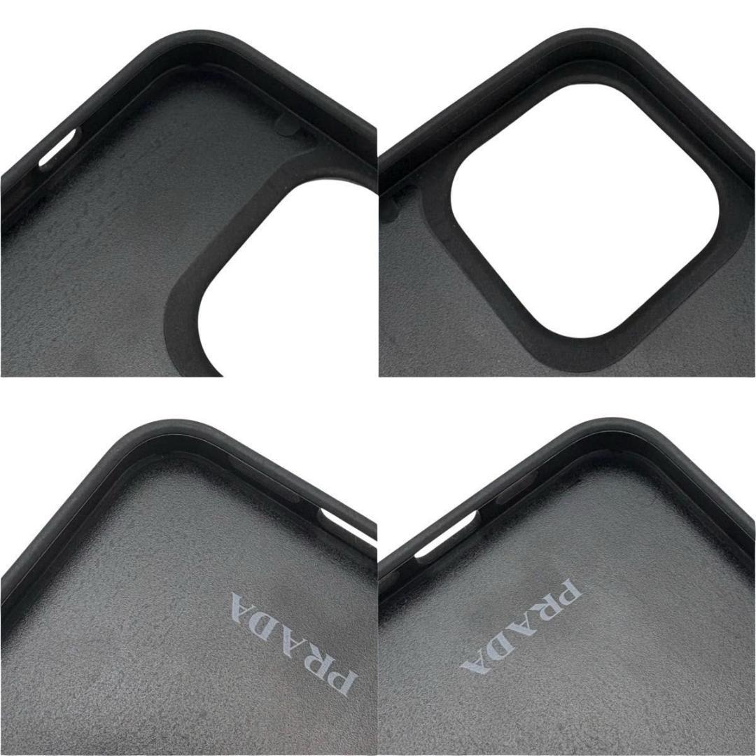 美品 PRADA プラダ iPhoneケース 13pro 三角ロゴ　RFIDタグ