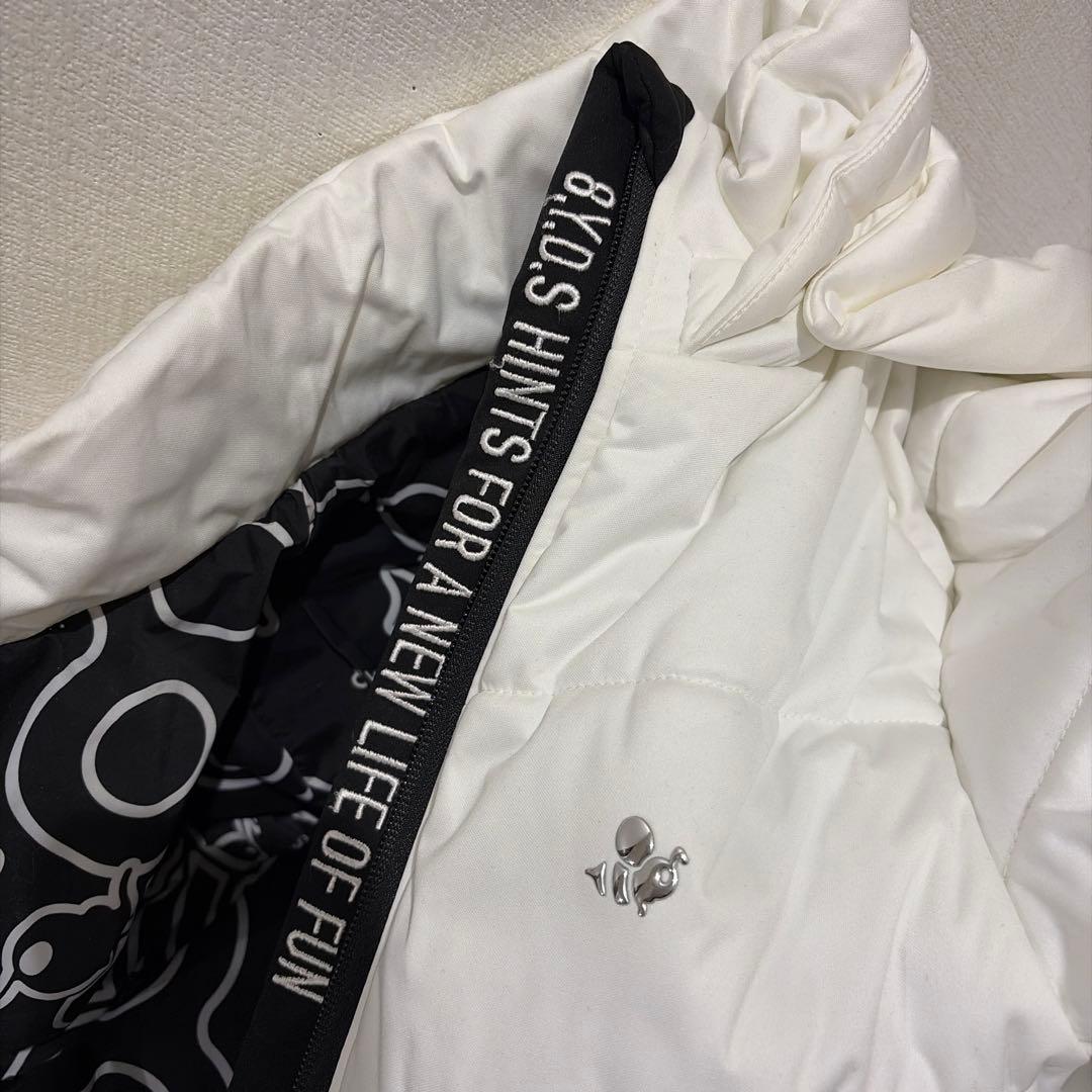 8 YARDS Women’ BIG HOODIE レディースL ホワイト美品