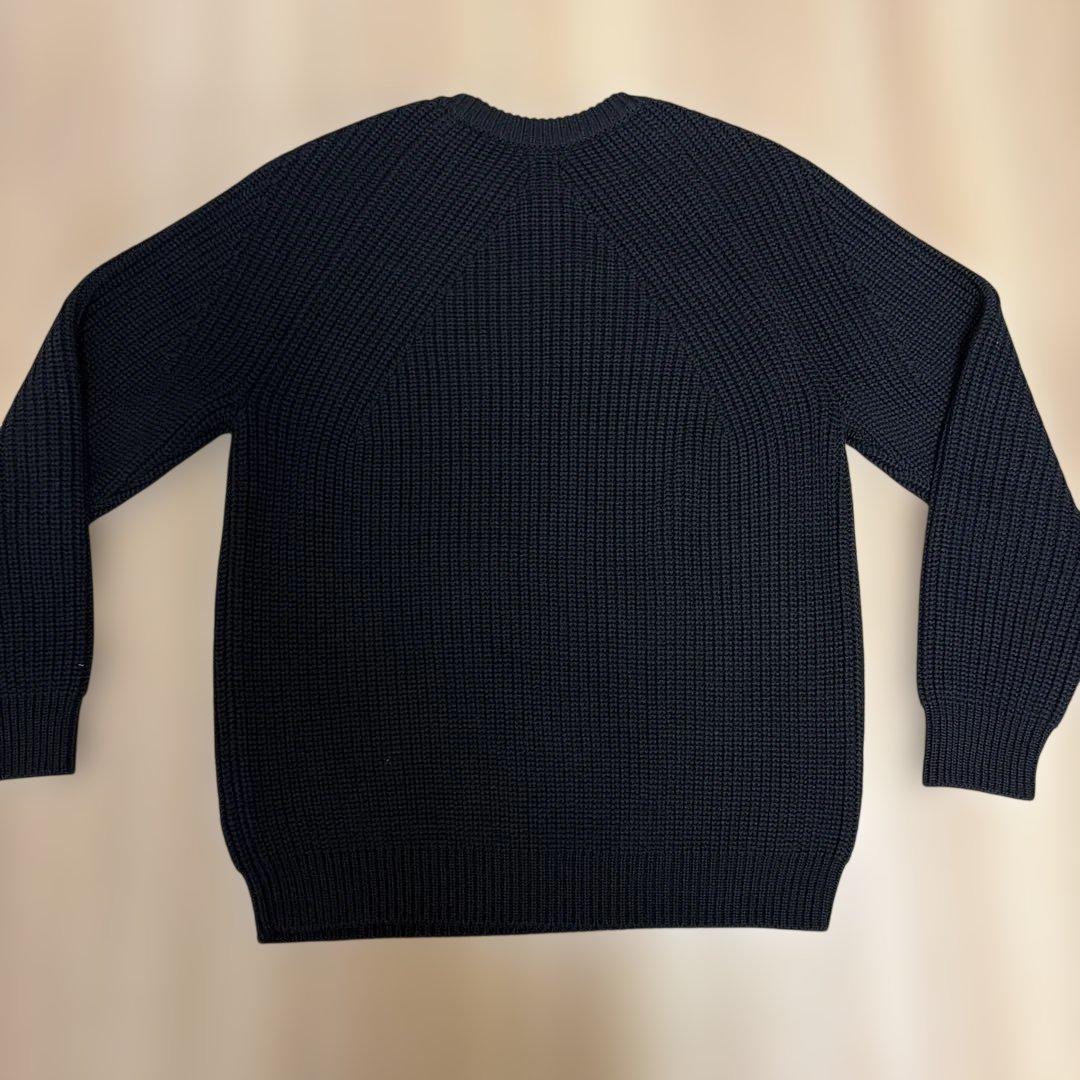 BATONER バトナー シグネチャー クルーネックニット ブラック 2