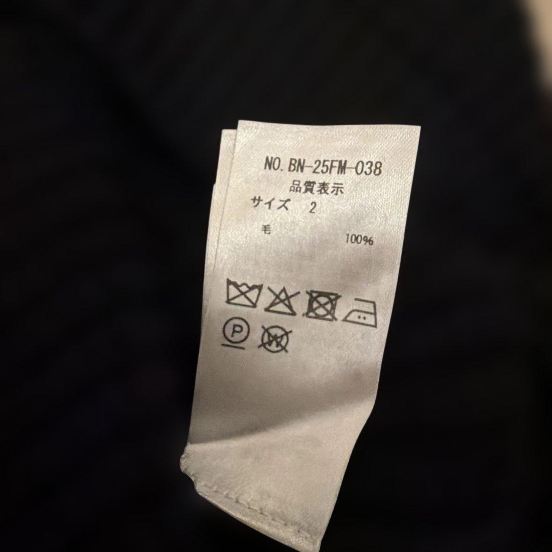 BATONER バトナー シグネチャー クルーネックニット ブラック 2