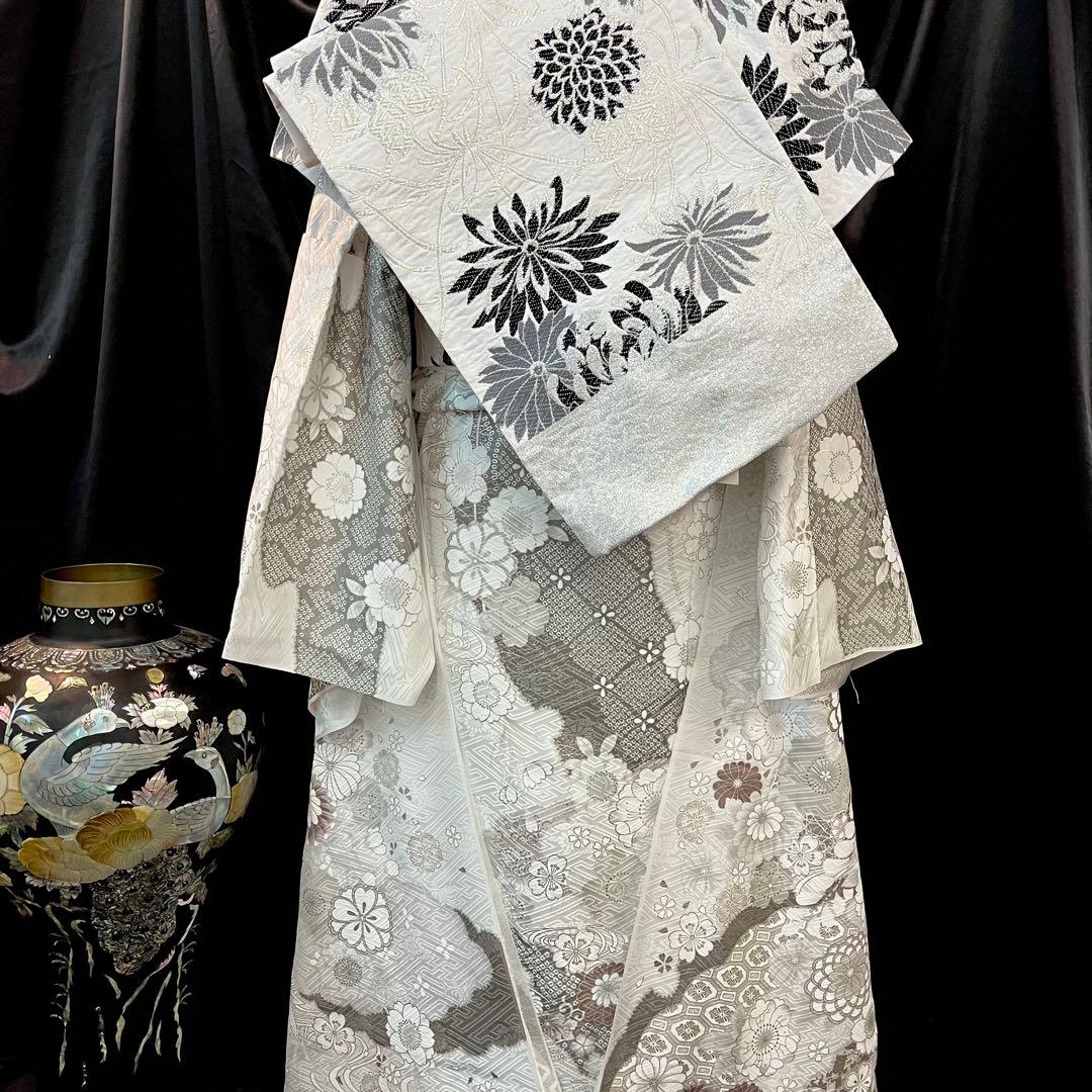 ◾️振袖フルセット■オーダー仕立て付き■新作■白地正絹■振袖一式■成人式振り袖