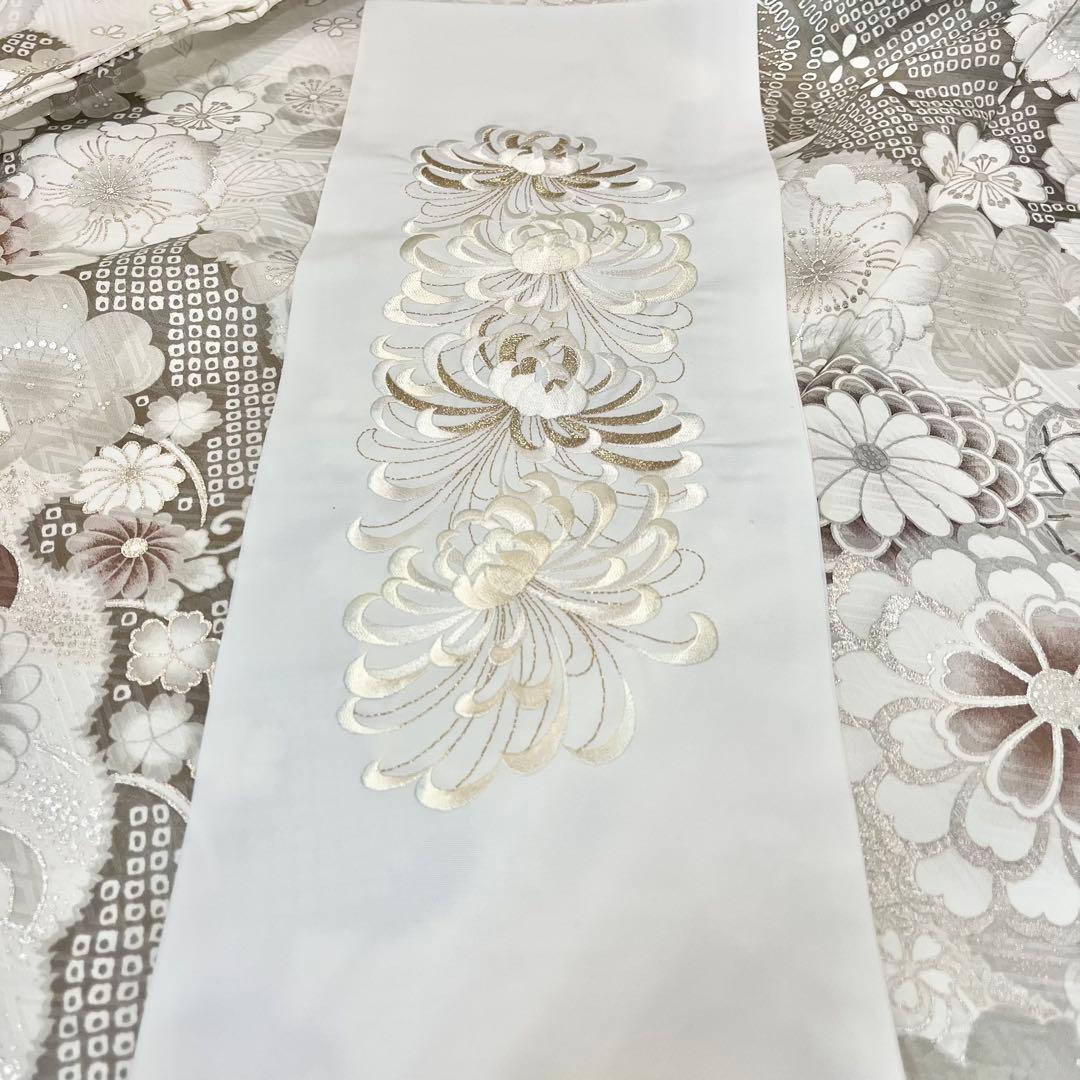 ◾️振袖フルセット■オーダー仕立て付き■新作■白地正絹■振袖一式■成人式振り袖