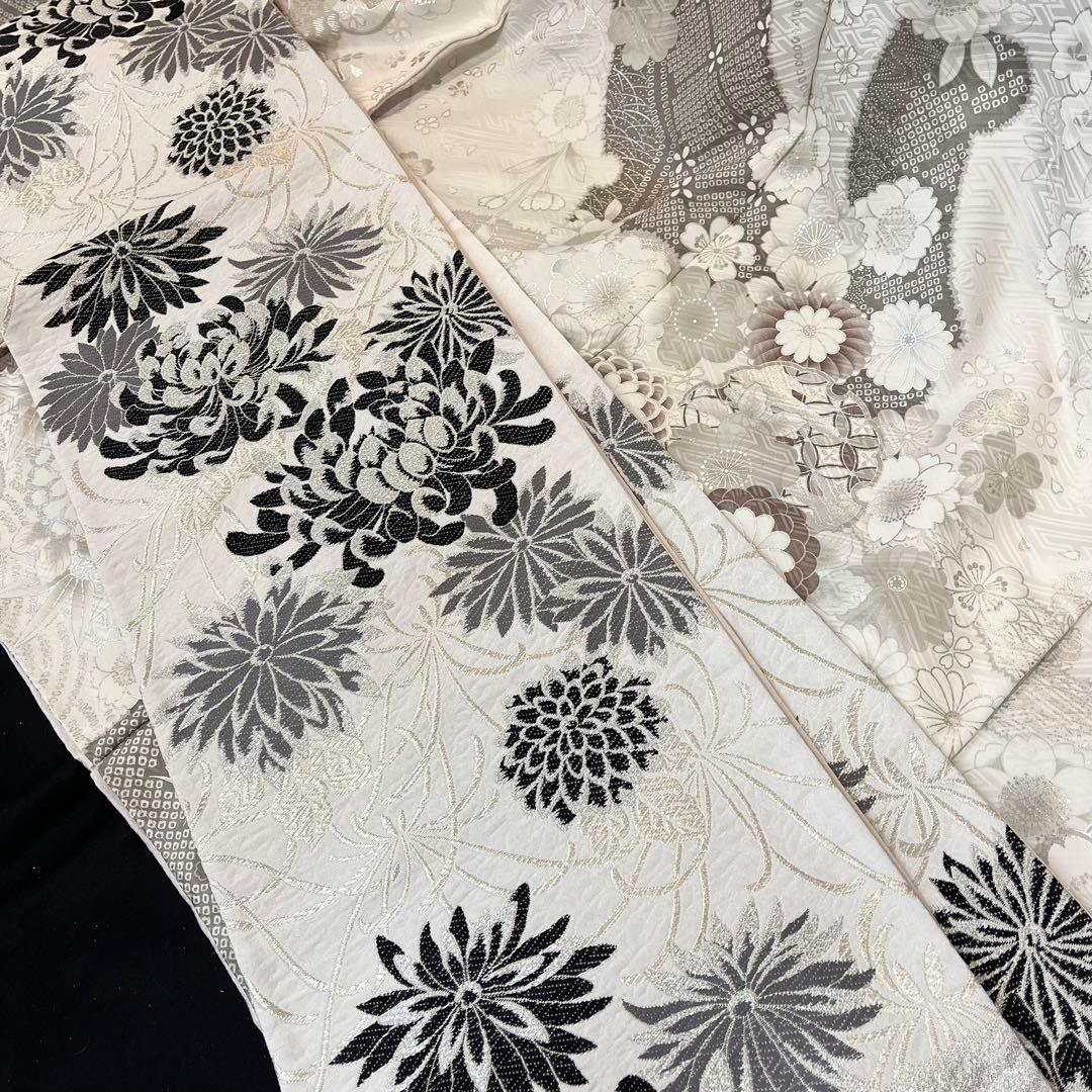 ◾️振袖フルセット■オーダー仕立て付き■新作■白地正絹■振袖一式■成人式振り袖