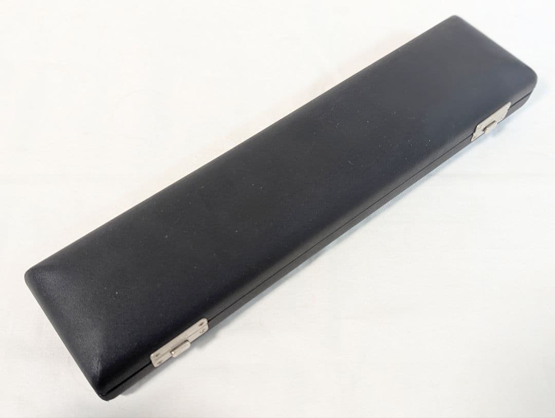 ケース付 パールフルート PF-525 Eメカ リップ銀製 C足部管