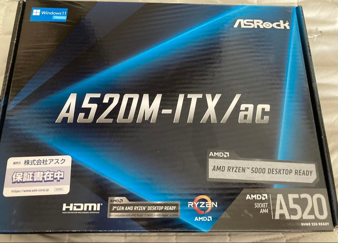 Socket AM4 Mini-ITXマザーボード