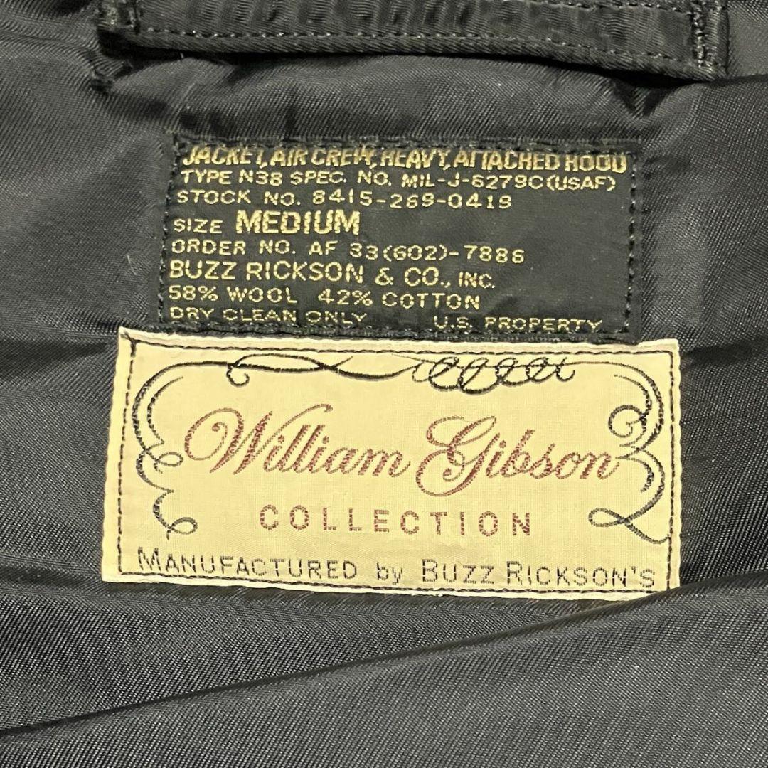 バズリクソンズ 初期ウィリアムギブソン N-3B フライトジャケット/Mサイズ