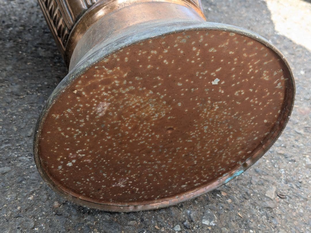 ブロンズ 銅製 傘立て アンティーク ヴィンテージ