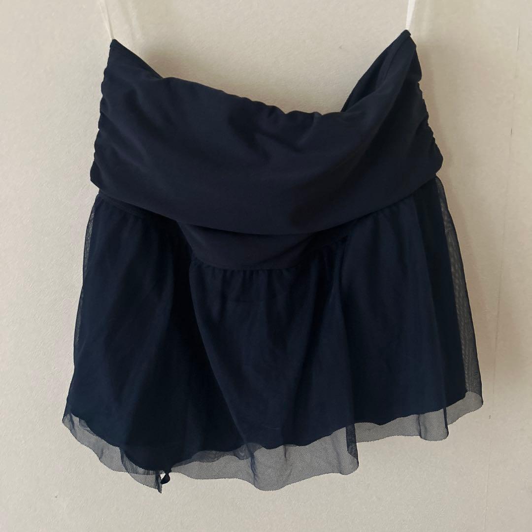 NIKEナイキ3点レディースチュールセパレート水着上下SM定価1万円以上帽子付