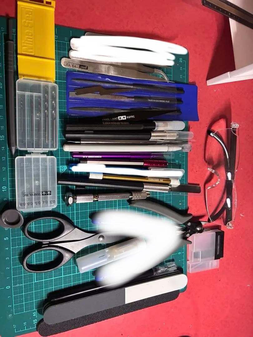 プラモデル引退　エアブラシ付き