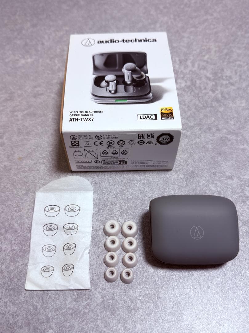ATH-TWX7 オーディオテクニカ 美品 (箱/イヤーピース付)
