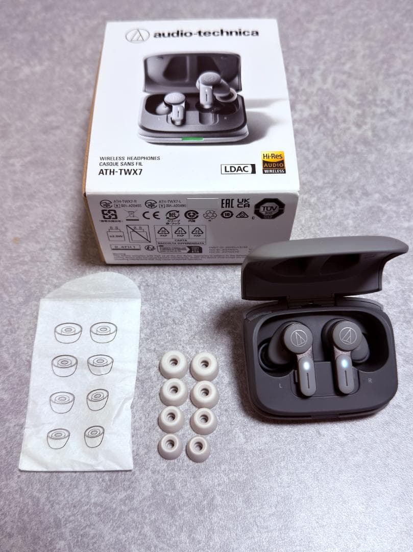 ATH-TWX7 オーディオテクニカ 美品 (箱/イヤーピース付)