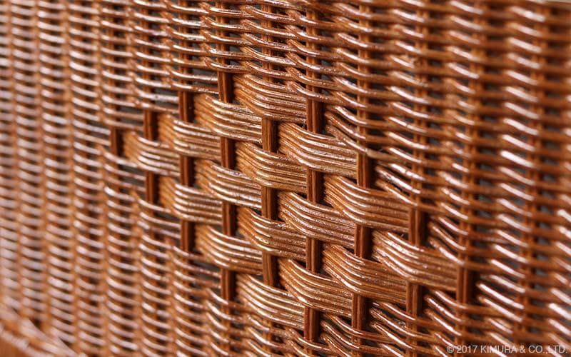 ラタン キャスター付 収納ボックス GK513MHR