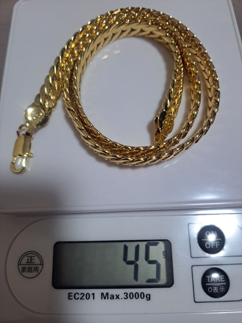 ゴールド ネックレス 750刻印 45g