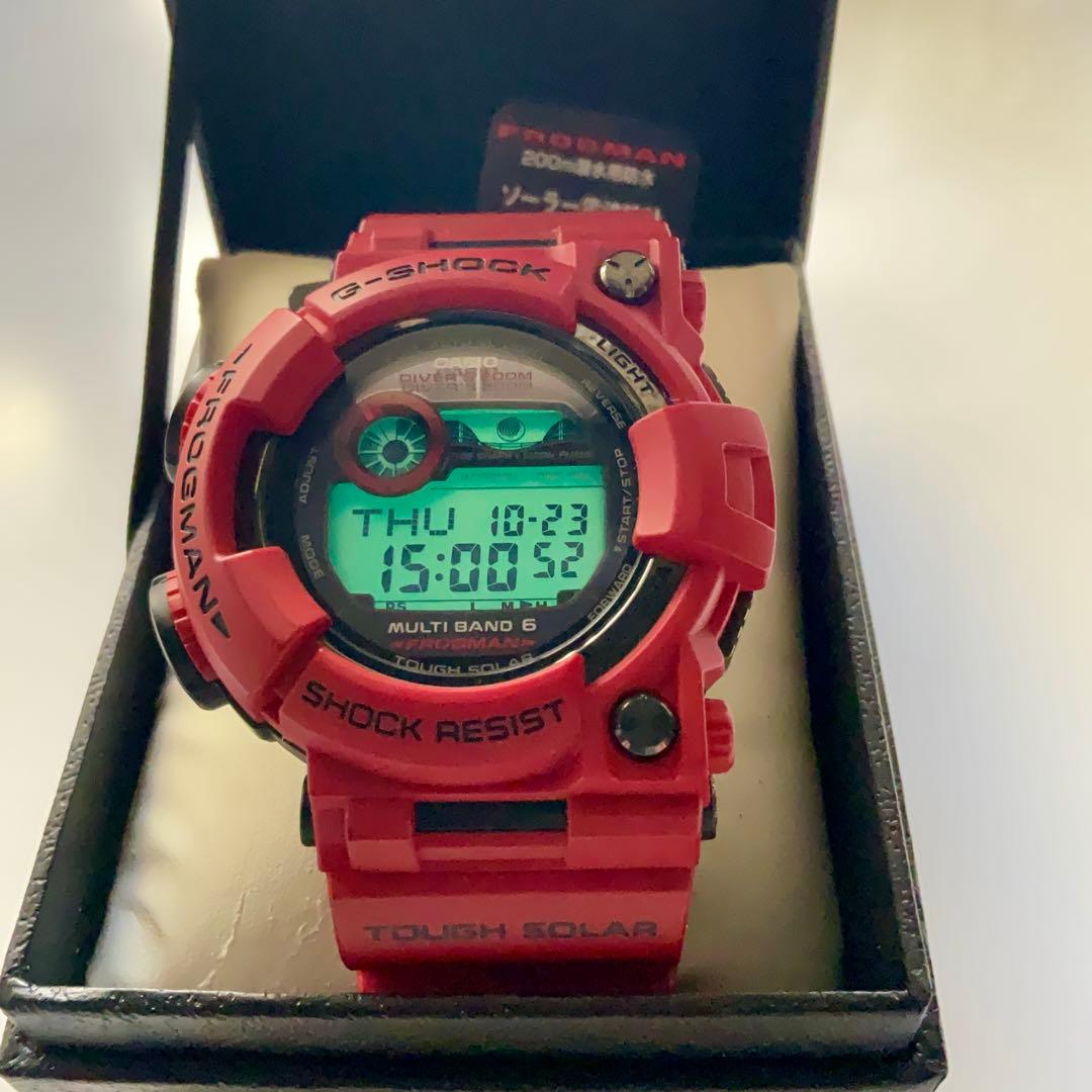 『ニャン太郎』美品G-SHOCKフロッグマンGWF-1000RD-4JF