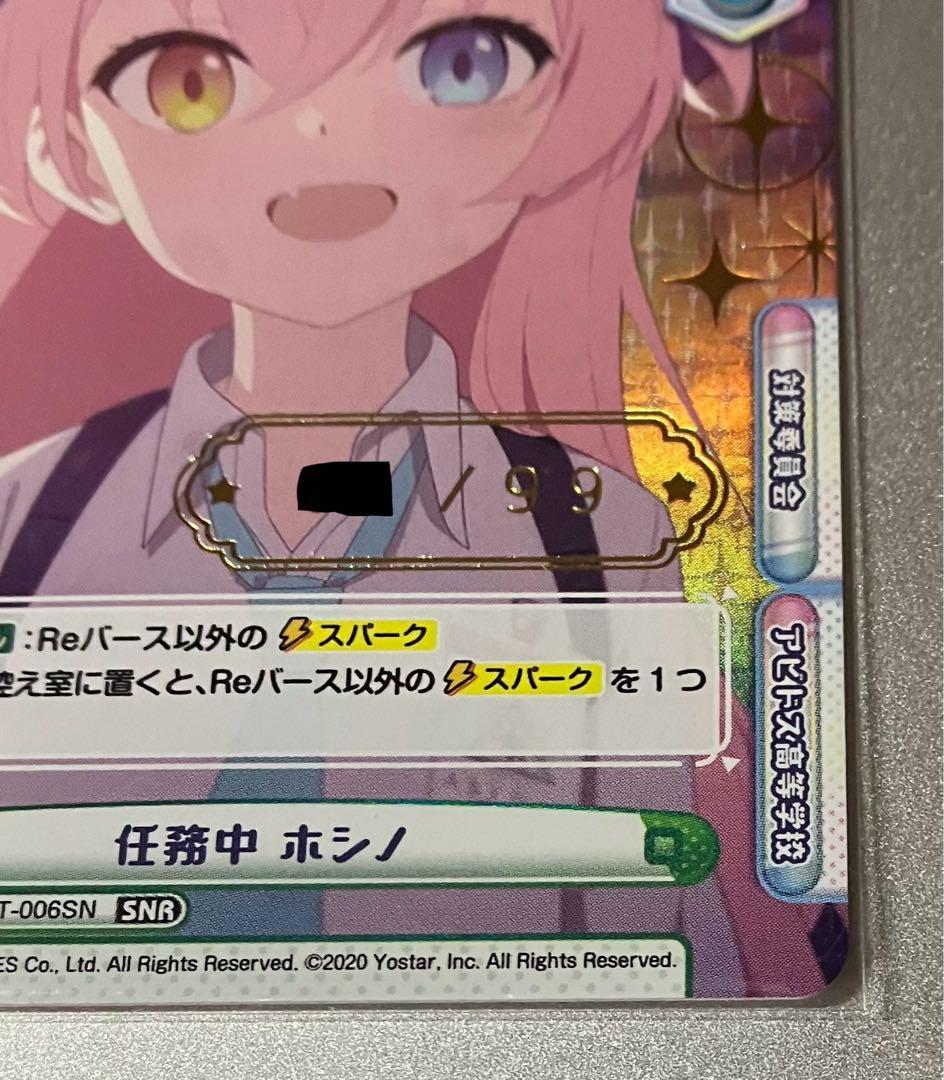 Reバース ブルーアーカイブ ブルアカ 任務中 ホシノ SNR シリアル