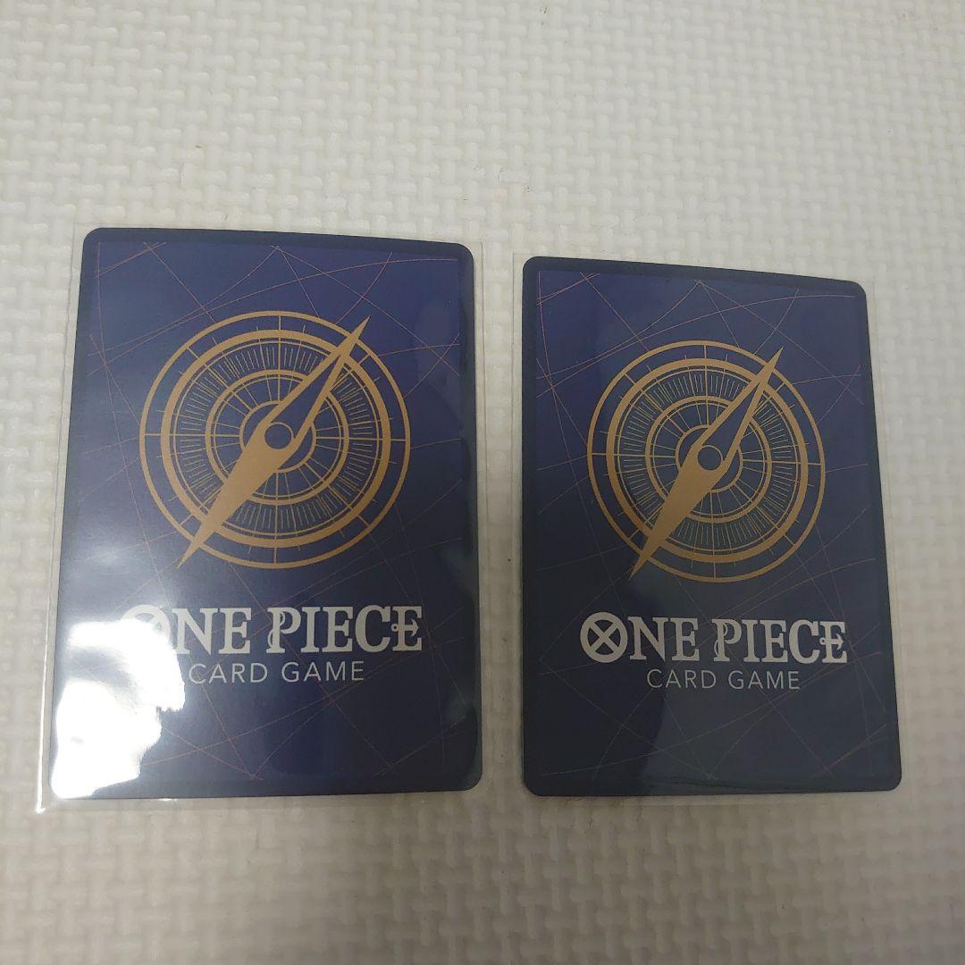ワンピースカード　原作絵　ルフィ　尾田先生　描き下ろし　パラレル　2枚セット