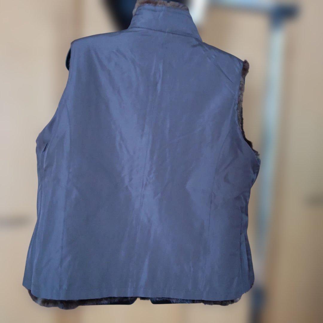 セール値下げお得オマケ付♥️ミンク未使用お帽子♥️おまけミンクリバーシブルベスト