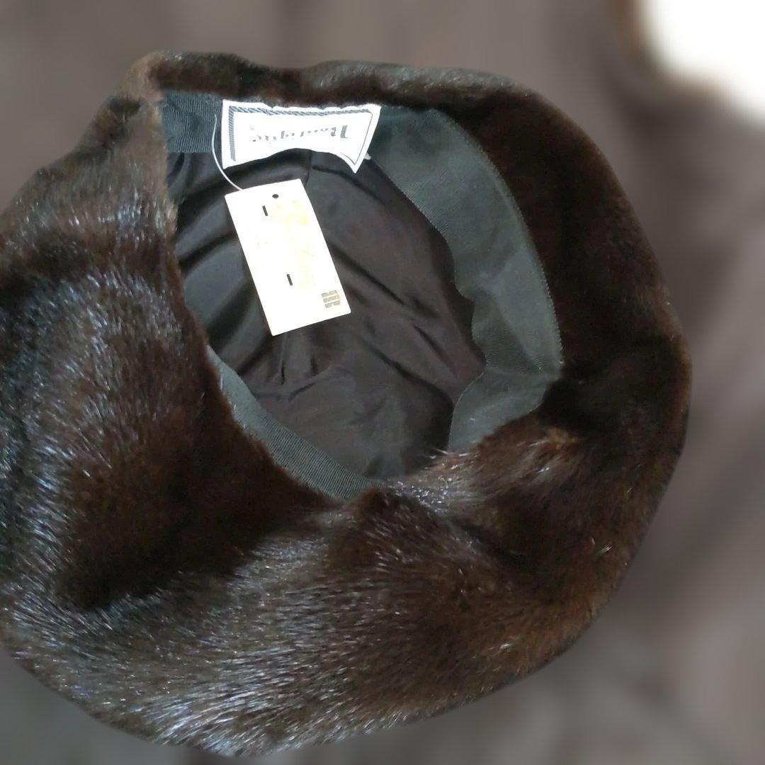 セール値下げお得オマケ付♥️ミンク未使用お帽子♥️おまけミンクリバーシブルベスト