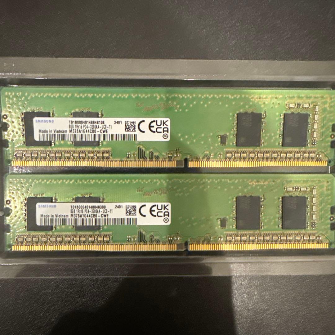 SAMSUNG M378A1G44CB0-CWE 8GB×2 メモリ