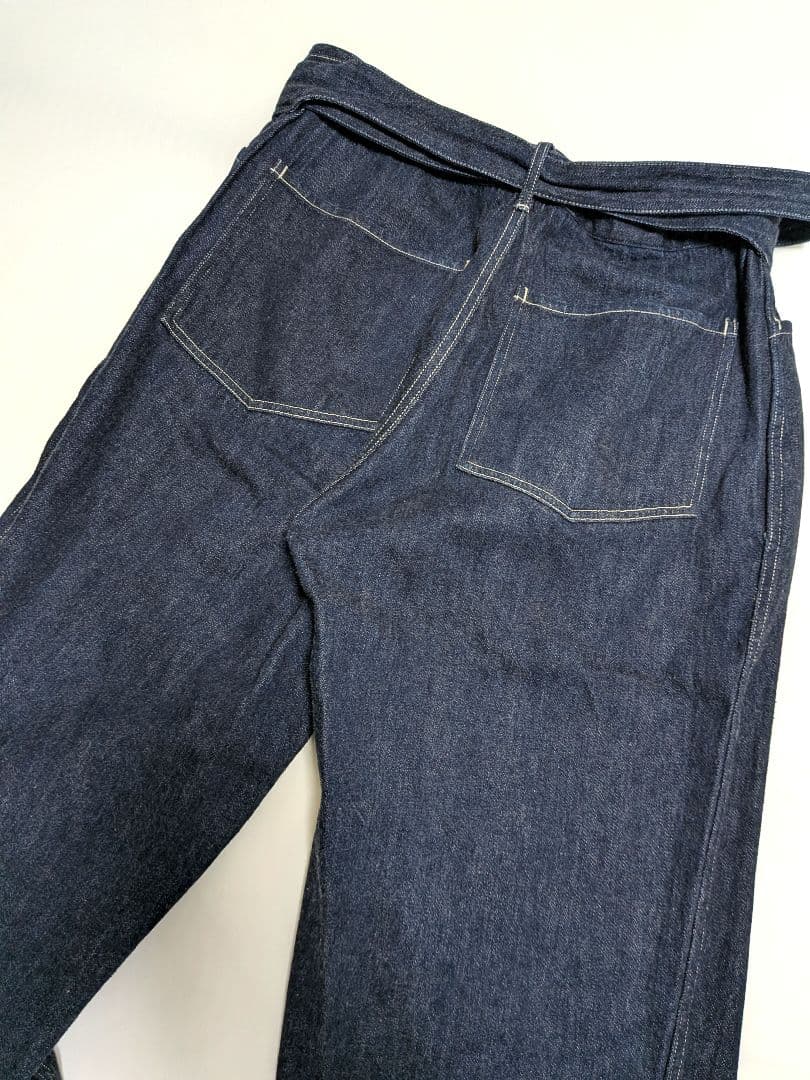 comoli ベルテッドデニム サイズ2
