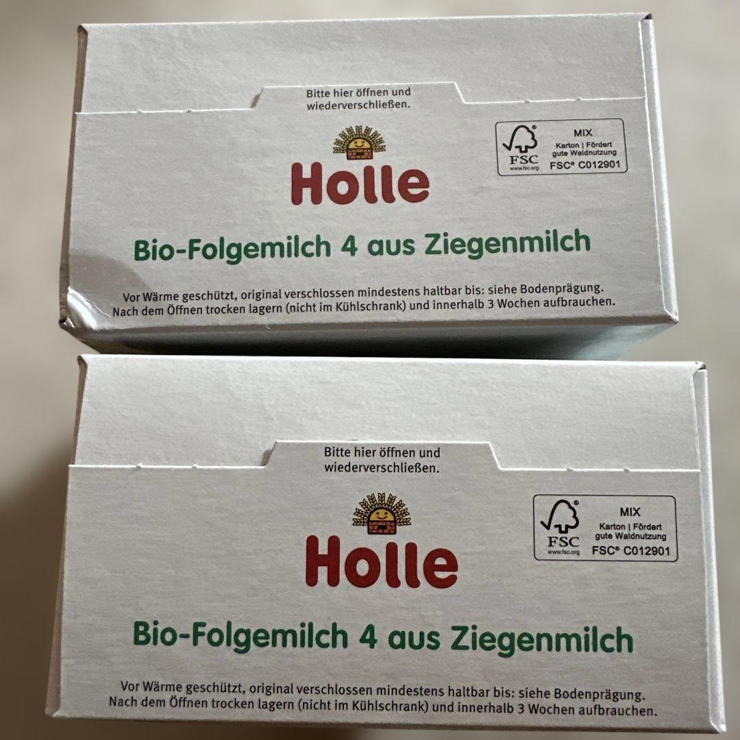 新品未開封ホレ Holle 山羊 ヤギ粉ミルク Step 4、400g