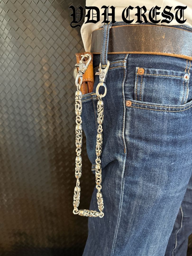 ★TARUGATA　ウォレットチェーン　バイカー必須ウォレットシルバーチェーン