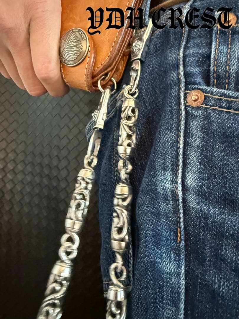 ★TARUGATA　ウォレットチェーン　バイカー必須ウォレットシルバーチェーン